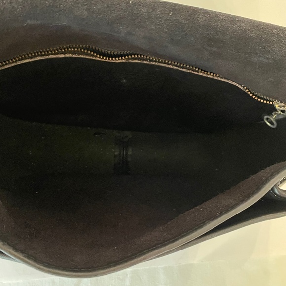 Vintage COACH Ranch Bag Black Glove Tanned Leather USA 9852 Rare - Picture 10 of 15